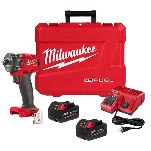 MILWAUKEE M18 FUEL 1/2" Compact Impact Wrench w/ Pin Detent Kit 1 Compact Impact Wrench