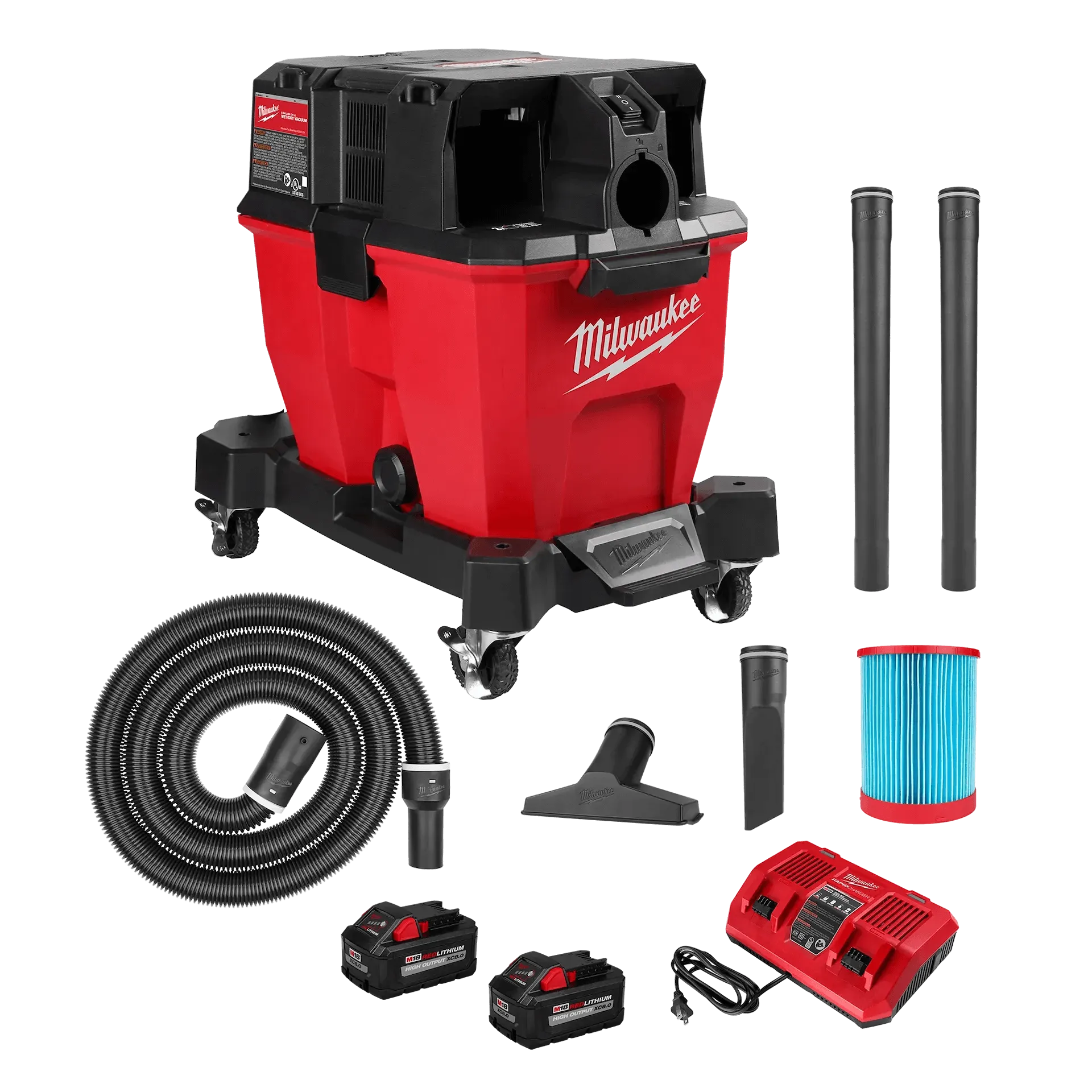 MILWAUKEE M18 FUEL™ 9 Gallon Dual-Battery Wet/Dry Vacuum Kit 3 MILWAUKEE M18 FUEL™ 9 Gallon Dual-Battery Wet/Dry Vacuum Kit - Image 3