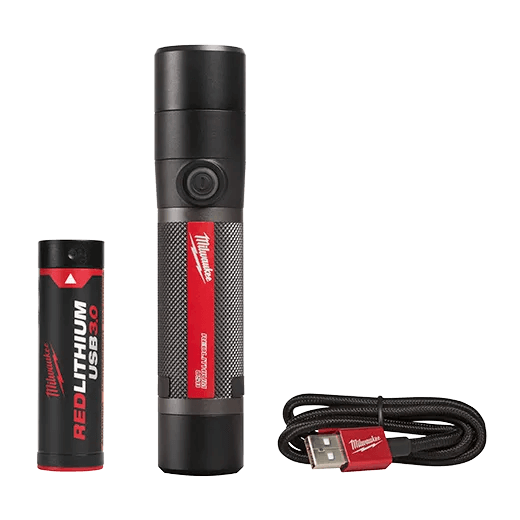 MILWAUKEE USB Rechargeable 800L Compact Flashlight 1 Compact Flashlight