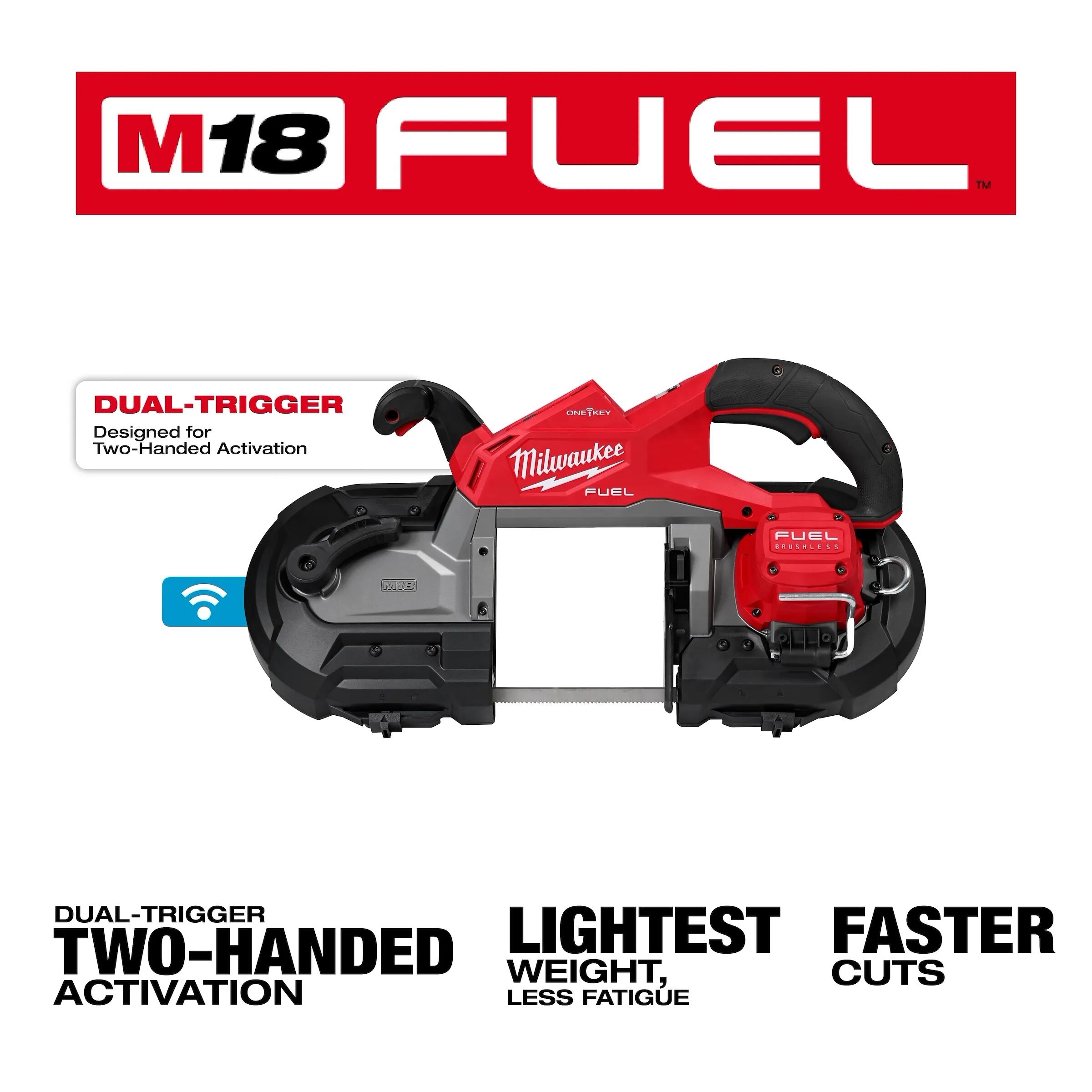 MILWAUKEE M18 FUEL™ Deep Cut Dual Trigger Band Saw w/ONE-KEY 3 MILWAUKEE M18 FUEL™ Deep Cut Dual Trigger Band Saw w/ONE-KEY - Image 3