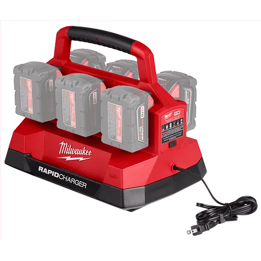 M18™ Six Bay Rapid Charger w/ PACKOUT™ Compatibility 2 M18™ Six Bay Rapid Charger w/ PACKOUT™ Compatibility - Image 2