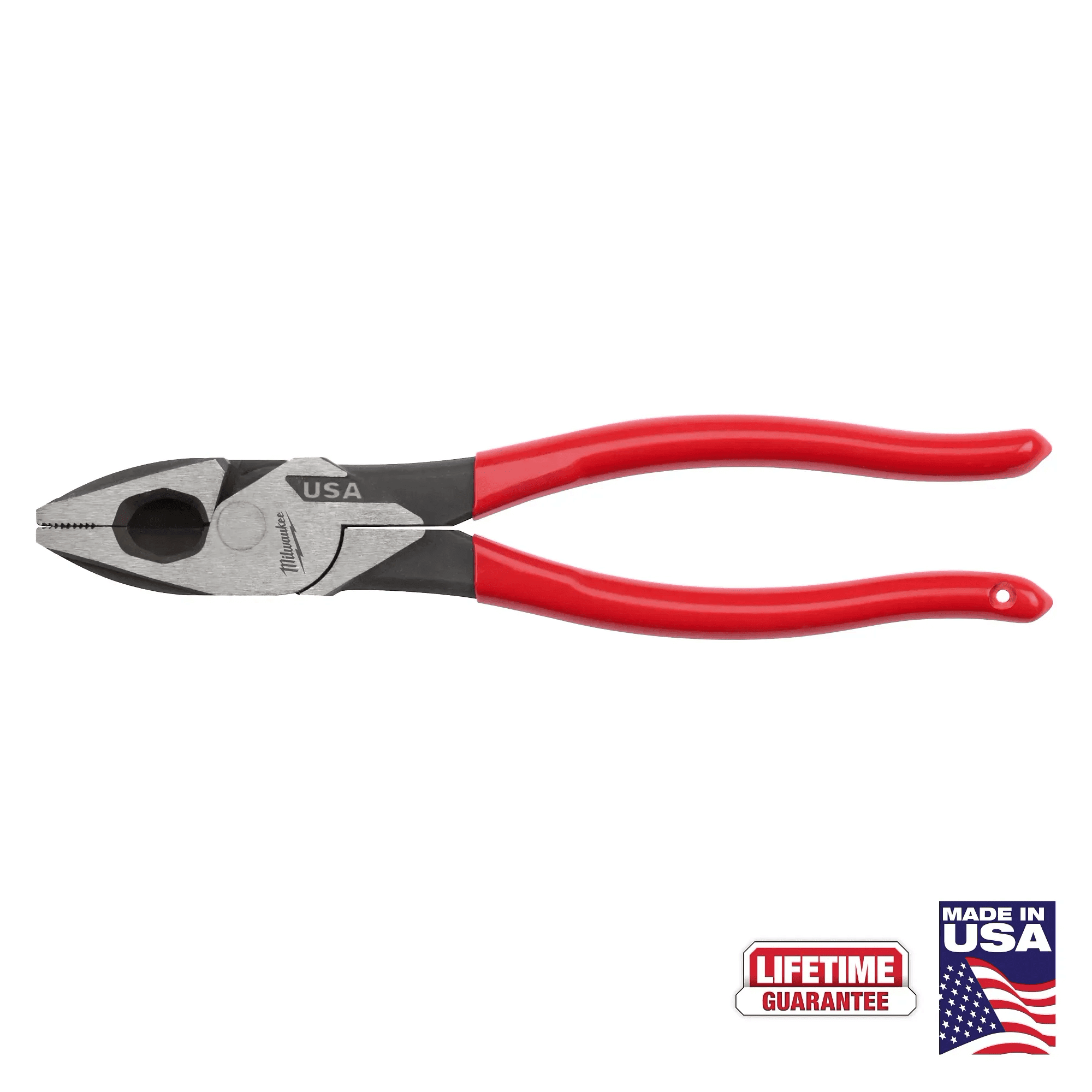 MILWAUKEE 9" Lineman's Dipped Grip Pliers 1 Pliers
