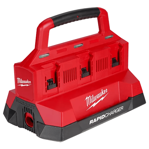 M18™ Six Bay Rapid Charger w/ PACKOUT™ Compatibility 1 Packout Six Bay Rapid Charger