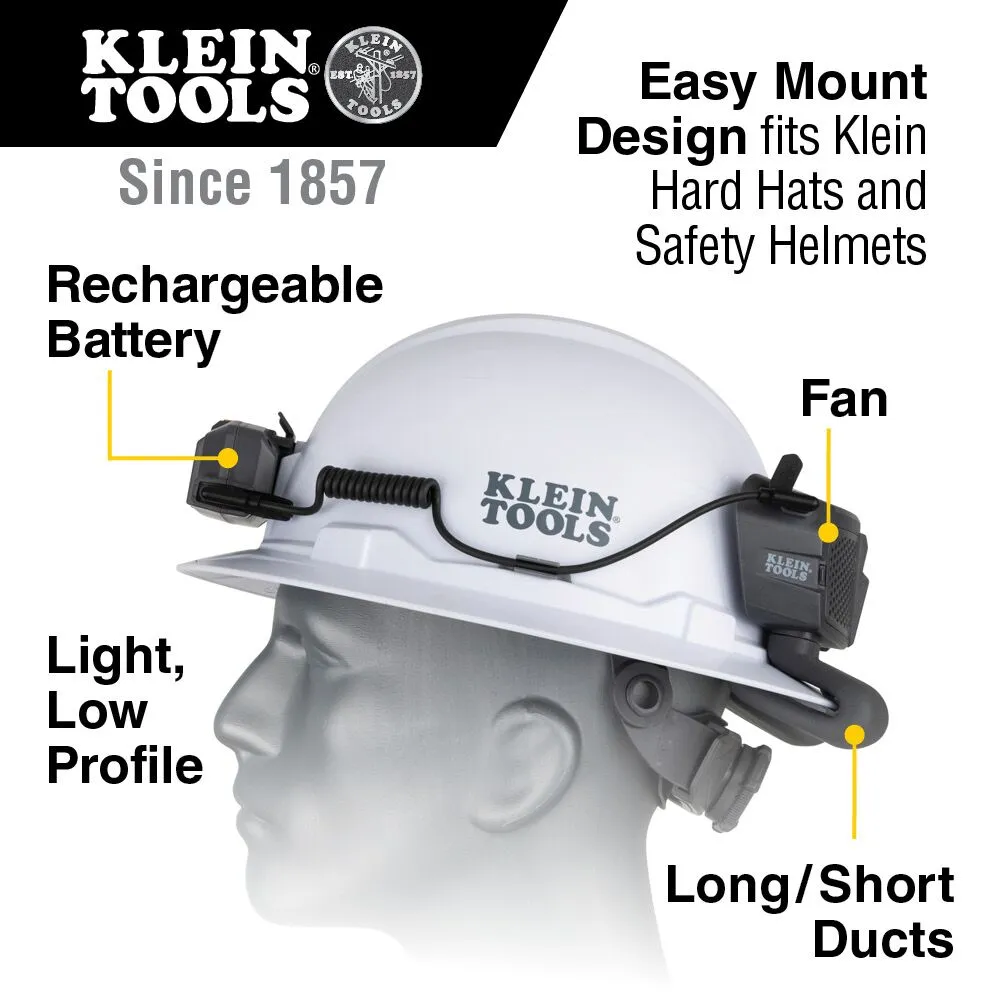 KLEIN TOOLS Cooling Fan for Hard Hat and Safety Helmet 3 KLEIN TOOLS Cooling Fan for Hard Hat and Safety Helmet - Image 3