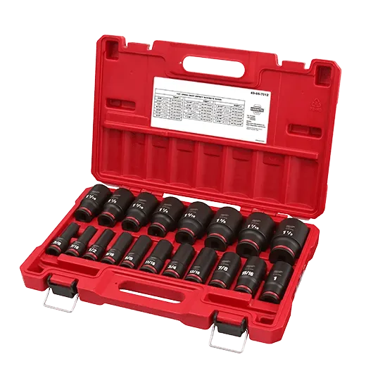 Milwaukee Shockwave Impact Duty Socket Set 1 Shockwave 19pc socket set