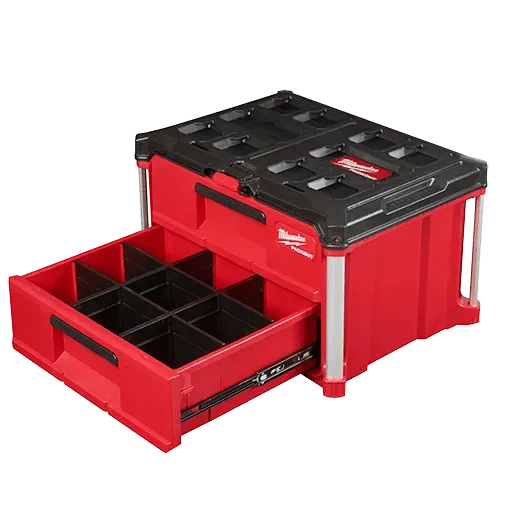 MILWAUKEE PACKOUT™ 2-Drawer Tool Box 2 MILWAUKEE PACKOUT™ 2-Drawer Tool Box - Image 2