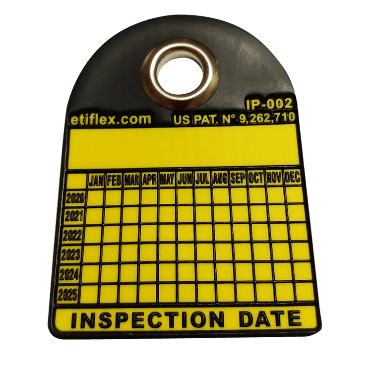 ETIFLEX Periodic Inspection Tag 1 Etiflex Periodic Inspection Tags