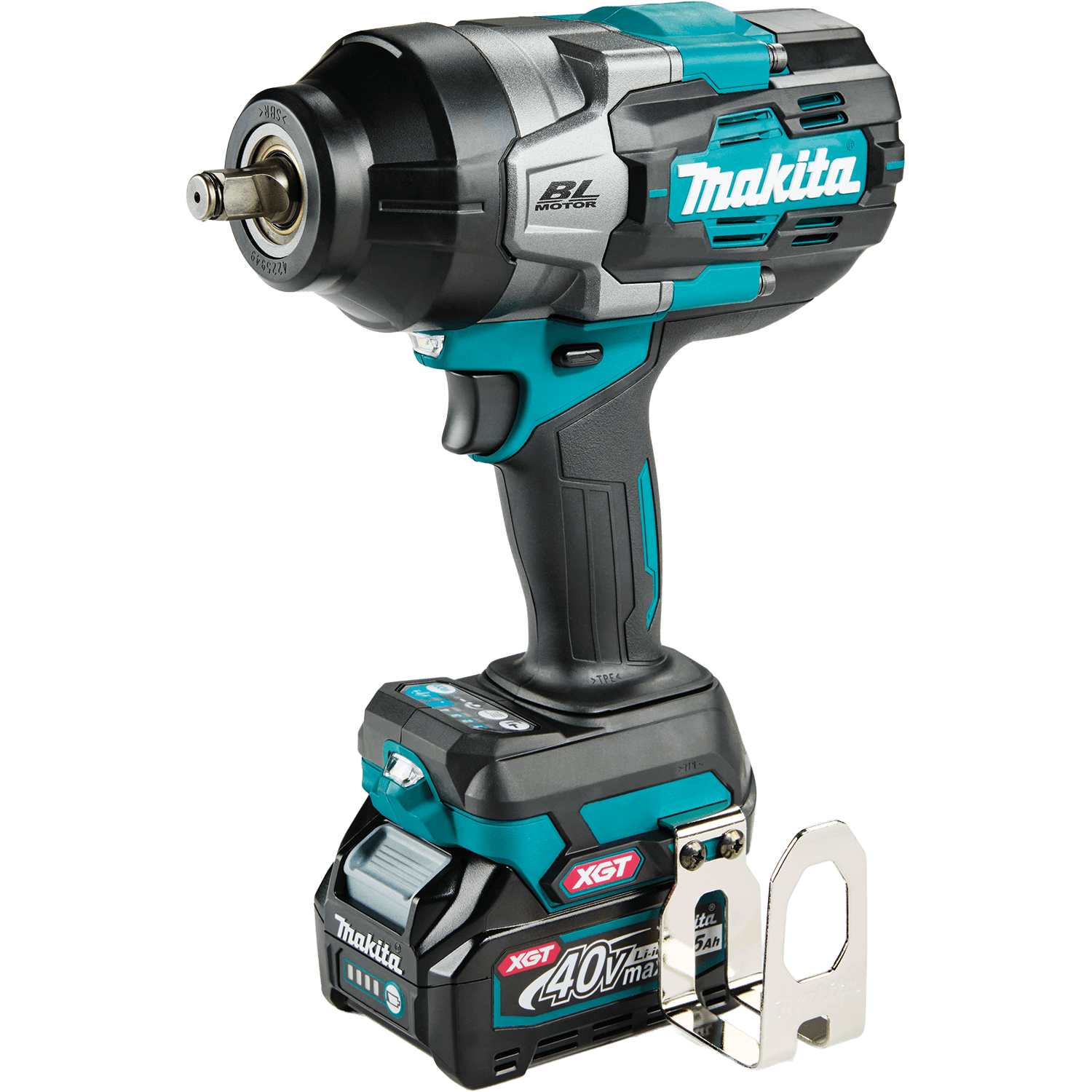 MAKITA 40V Max XGT Brushless Cordless 4-Speed High-Torque 1/2" Sq. Drive Impact Wrench Kit w/Friction Ring Anvil 5 MAKITA 40V Max XGT Brushless Cordless 4-Speed High-Torque 1/2" Sq. Drive Impact Wrench Kit w/Friction Ring Anvil - Image 5