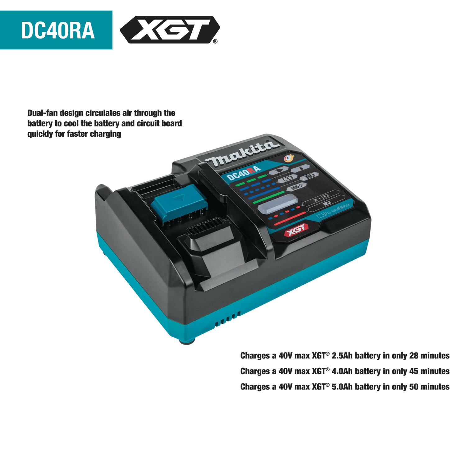 MAKITA 40V Max XGT Brushless Cordless 4-Speed High-Torque 1/2" Sq. Drive Impact Wrench Kit w/Friction Ring Anvil 3 MAKITA 40V Max XGT Brushless Cordless 4-Speed High-Torque 1/2" Sq. Drive Impact Wrench Kit w/Friction Ring Anvil - Image 3