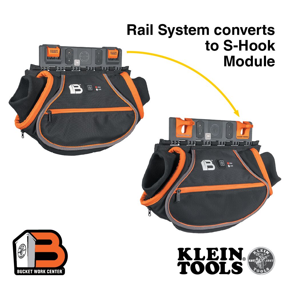 KLEIN TOOLS Hand Warmer Module, Rail and S-Hook 4 KLEIN TOOLS Hand Warmer Module, Rail and S-Hook - Image 4