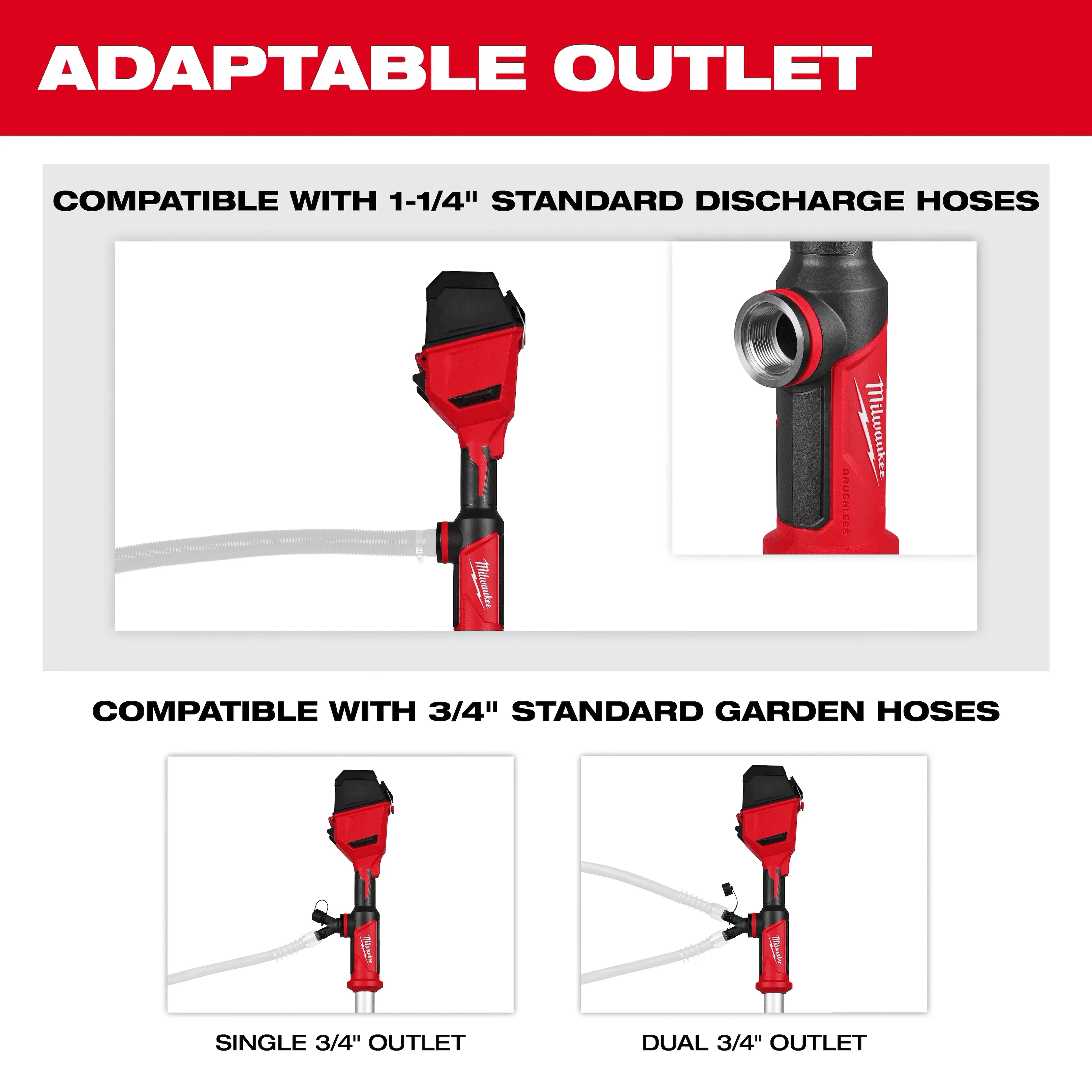 MILWAUKEE M18™ Brushless Stick Transfer Pump 2 MILWAUKEE M18™ Brushless Stick Transfer Pump - Image 2