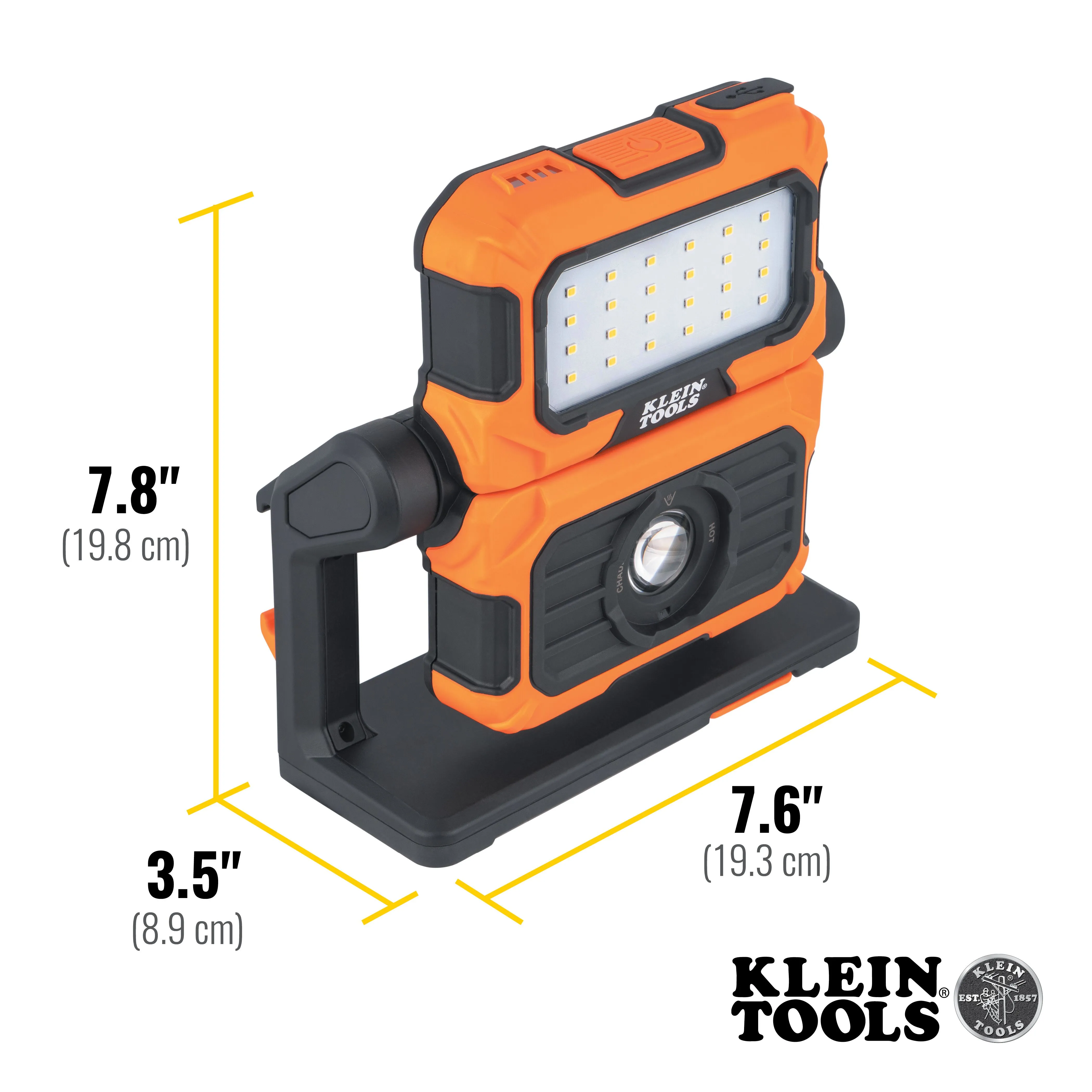 KLEIN TOOLS MODbox Rechargeable Dual Beam LED Work Light 4 KLEIN TOOLS MODbox Rechargeable Dual Beam LED Work Light - Image 4
