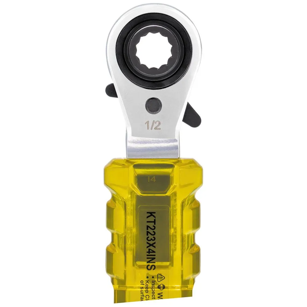 KLEIN TOOLS Lineman's Insulating 4-in-1 Box Wrench 6 KLEIN TOOLS Lineman's Insulating 4-in-1 Box Wrench - Image 6