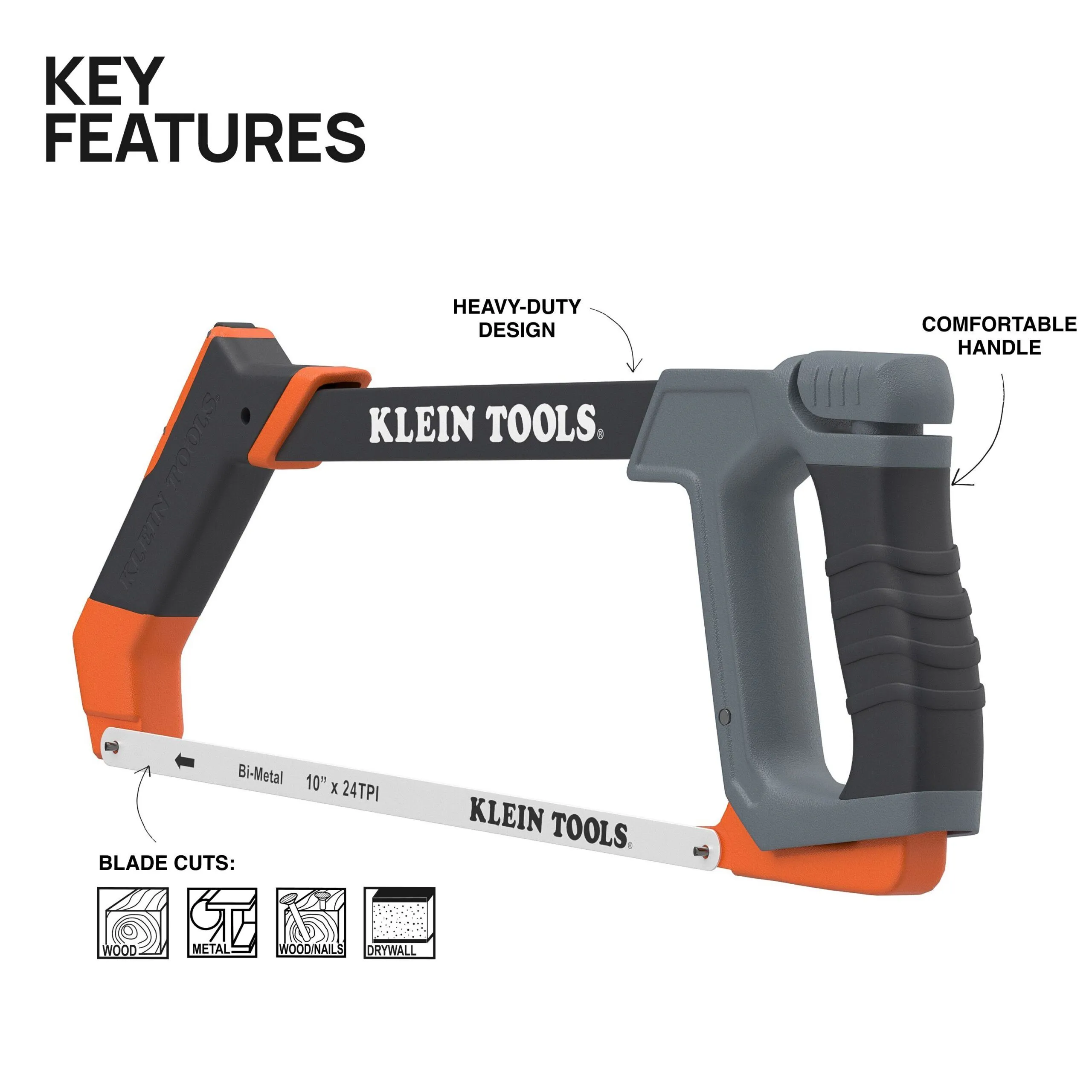 KLEIN TOOLS High Tension Hacksaw 8 KLEIN TOOLS High Tension Hacksaw - Image 8