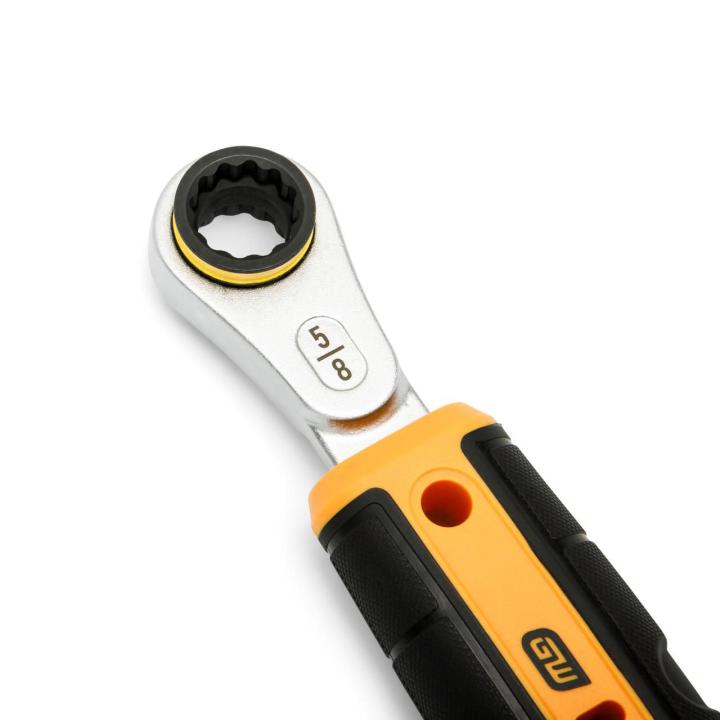 GEARWRENCH 1/2" x 5/8" Lineman 2-in-1 Isolated Ratcheting Box Wrench 3 GEARWRENCH 1/2" x 5/8" Lineman 2-in-1 Isolated Ratcheting Box Wrench - Image 3