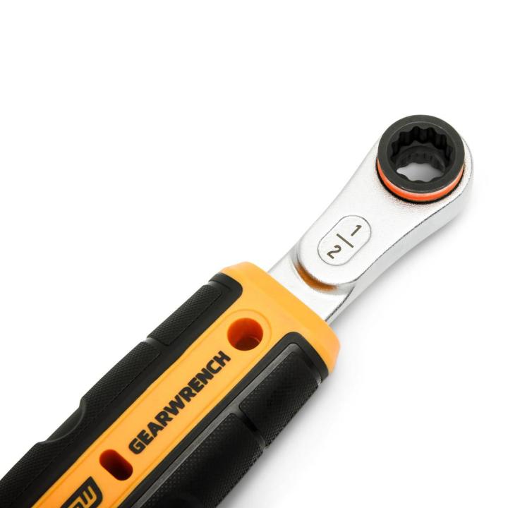 GEARWRENCH 1/2" x 5/8" Lineman 2-in-1 Isolated Ratcheting Box Wrench 2 GEARWRENCH 1/2" x 5/8" Lineman 2-in-1 Isolated Ratcheting Box Wrench - Image 2