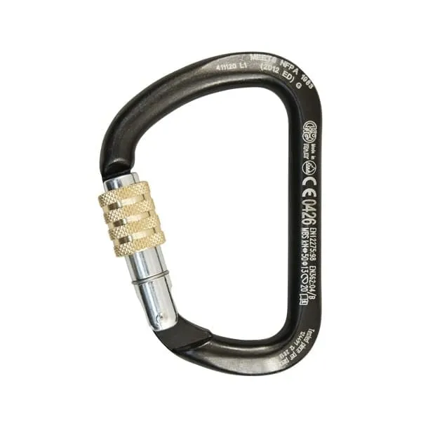 SCREW GATE STEEL CARABINER 1 carabiner