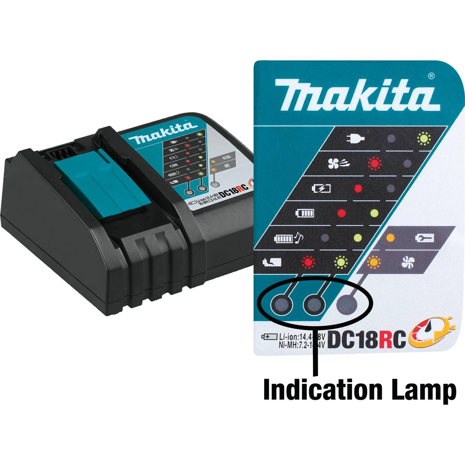 Makita 18V LXT LITHIUM‑ION RAPID OPTIMUM CHARGER 2 Makita 18V LXT LITHIUM‑ION RAPID OPTIMUM CHARGER - Image 2