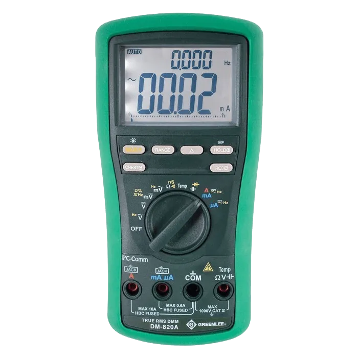 GREENLEE DM-820A True RMS Digital Multimeter 1 Multimeter