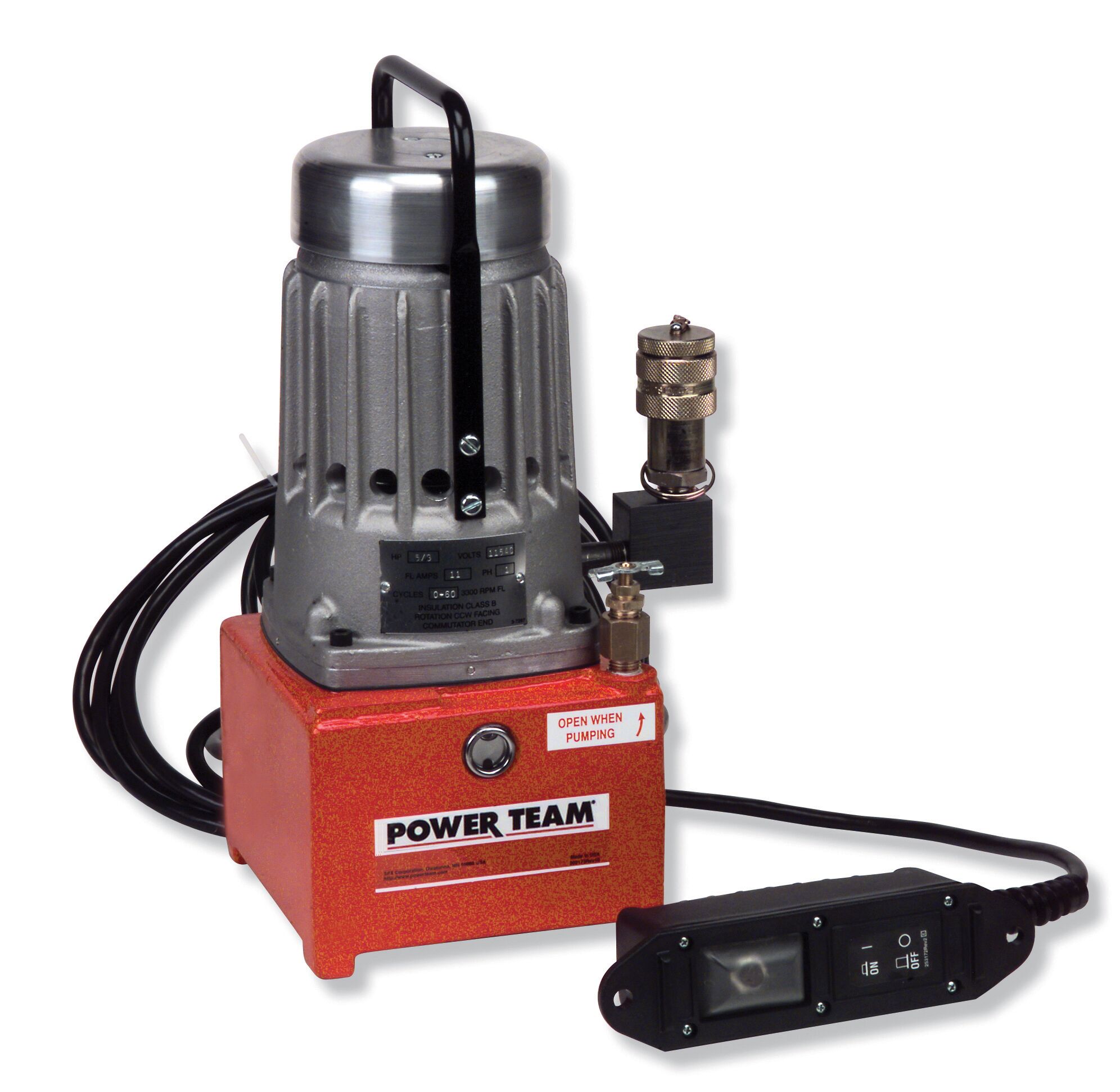 SPX HYDRAULIC TECHNOLOGIES Electric Powered Hydraulic Pump 1 SPX HYDRAULIC TECHNOLOGIES Electric Powered Hydraulic Pump