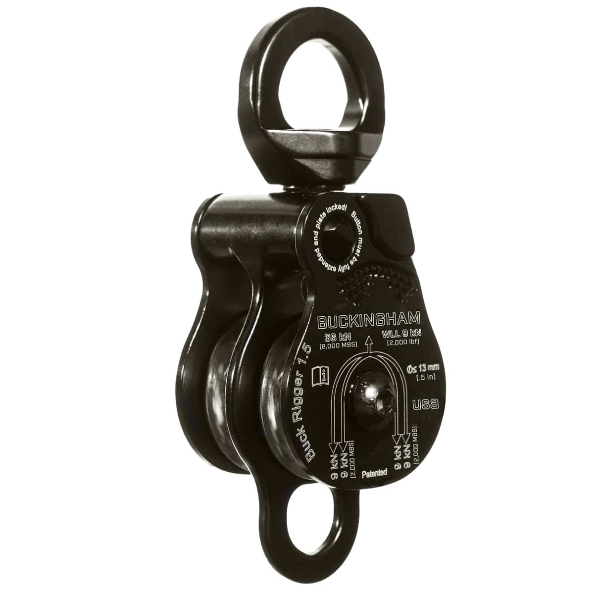 Buckingham Double Sheave Buckrigger™ 1 Buckingham Double Sheave Buckrigger