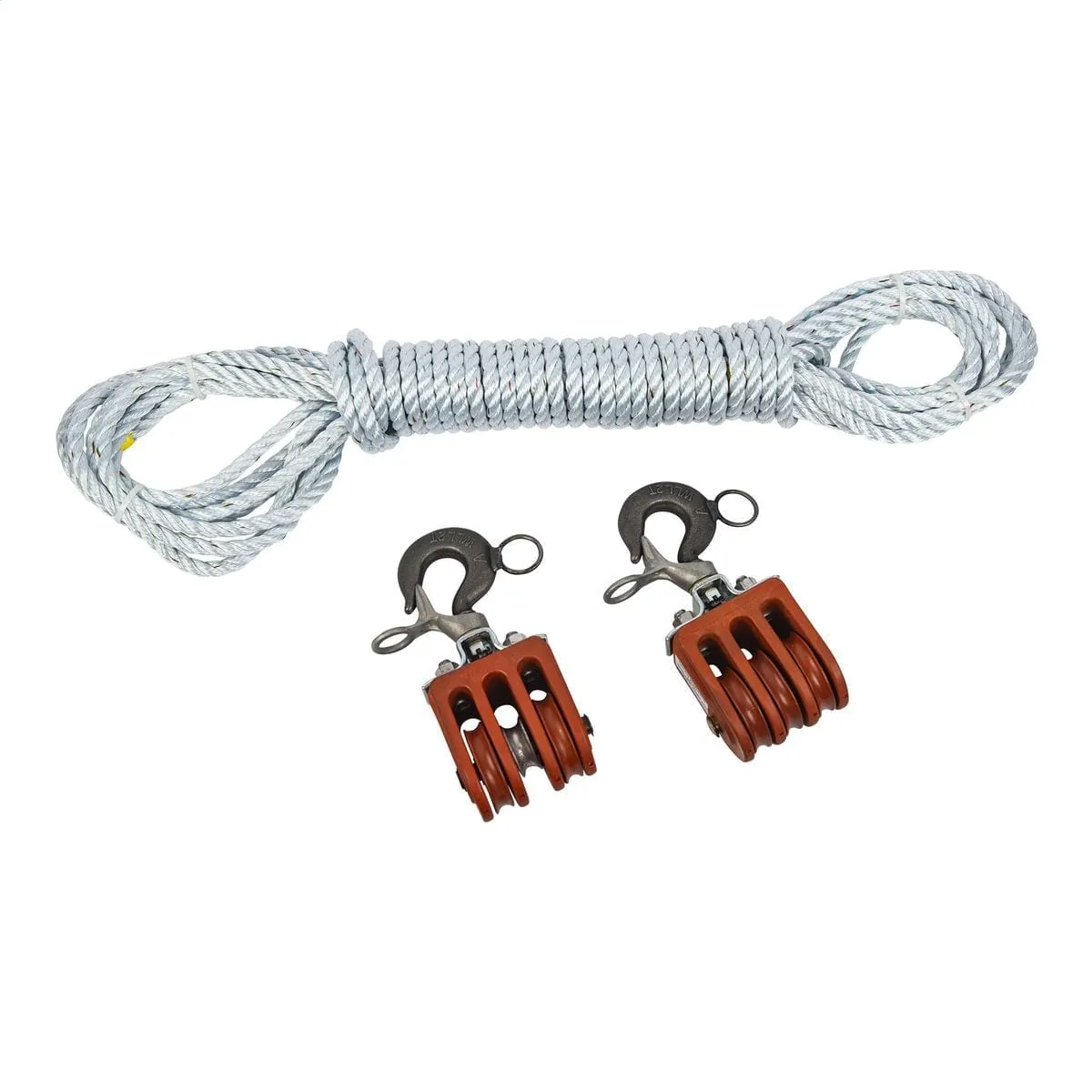 INSULATED ROPE BLOCK WITH ROPE 1 Insulated Rope Block and tackle