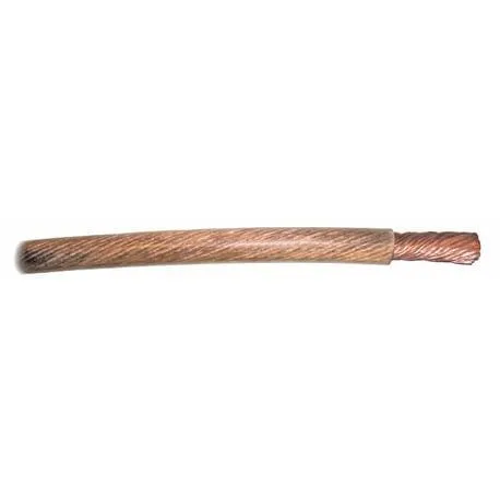 Clear Jacketed Tinned Copper Grounding Cable 1 grounding cable