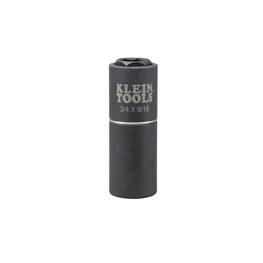 Klein 2-in-1 Impact Sockets, 3/4 and 9/16-Inch 1 Klein Impact Socket