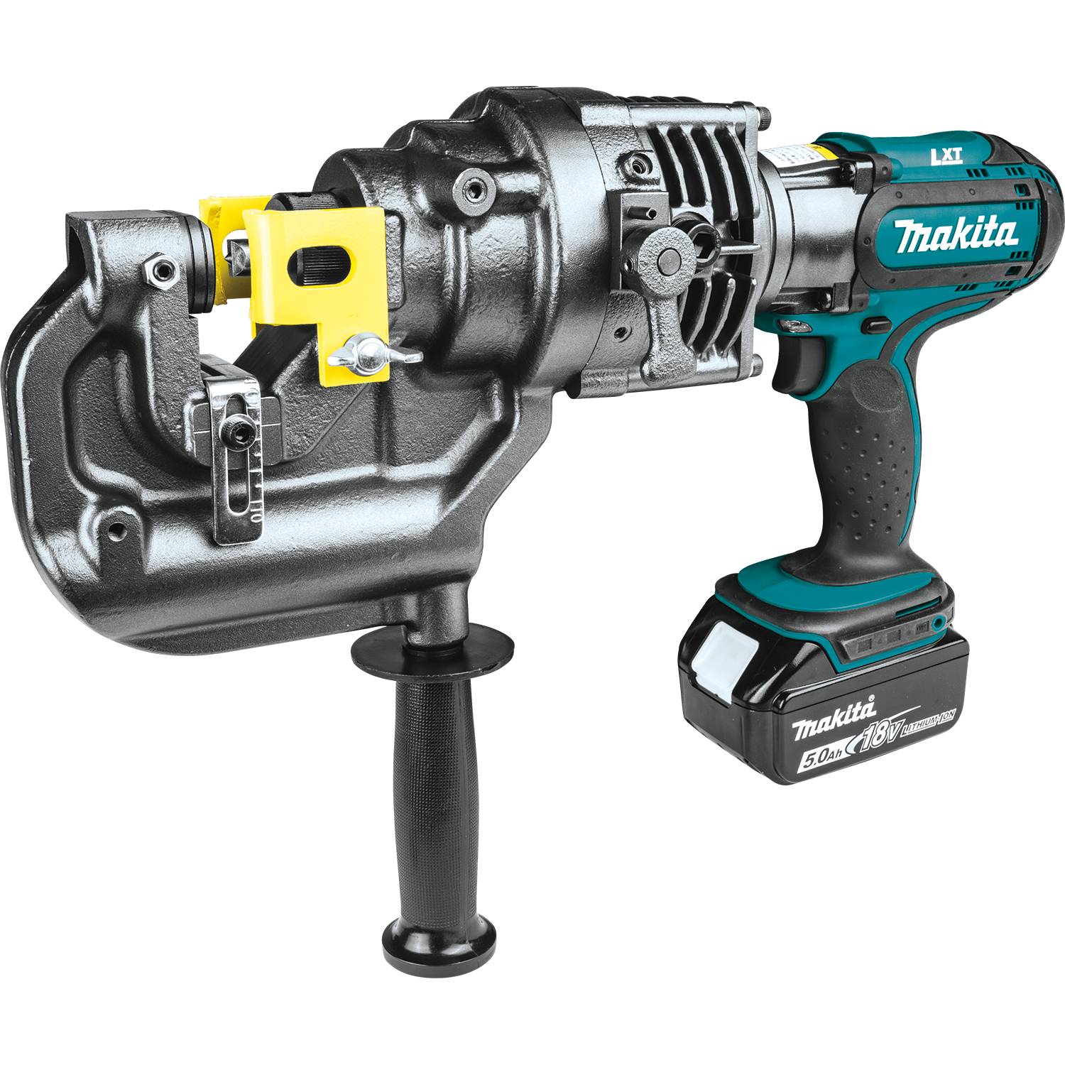 Makita 18V LXT® Lithium‑Ion Cordless 5/16" Metal Hole Puncher Kit (5.0Ah) 4 Makita 18V LXT® Lithium‑Ion Cordless 5/16" Metal Hole Puncher Kit (5.0Ah) - Image 4