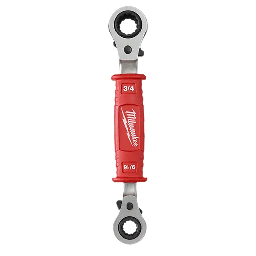 MILWAUKEE Lineman's 4-in-1 Insulated Ratcheting Box Wrench 1 Insulated Ratcheting Box Wrench