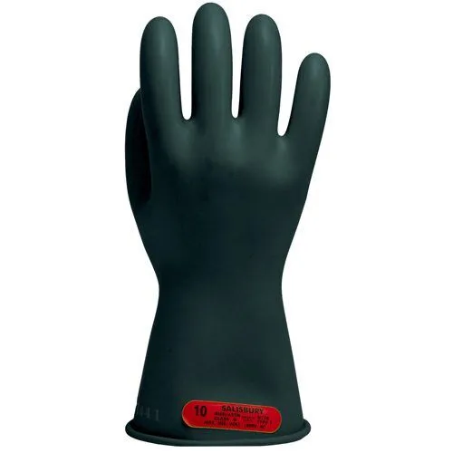 SALISBURY Lineman Gloves Class 0 Low Voltage 11" Black 1 Lineman Gloves Class 0 Low Voltage