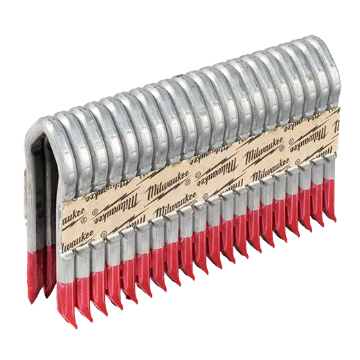 MILWAUKEE 2 Inch 9 Gauge Galvanized Staples 1 9 Gauge Galvanized Staples