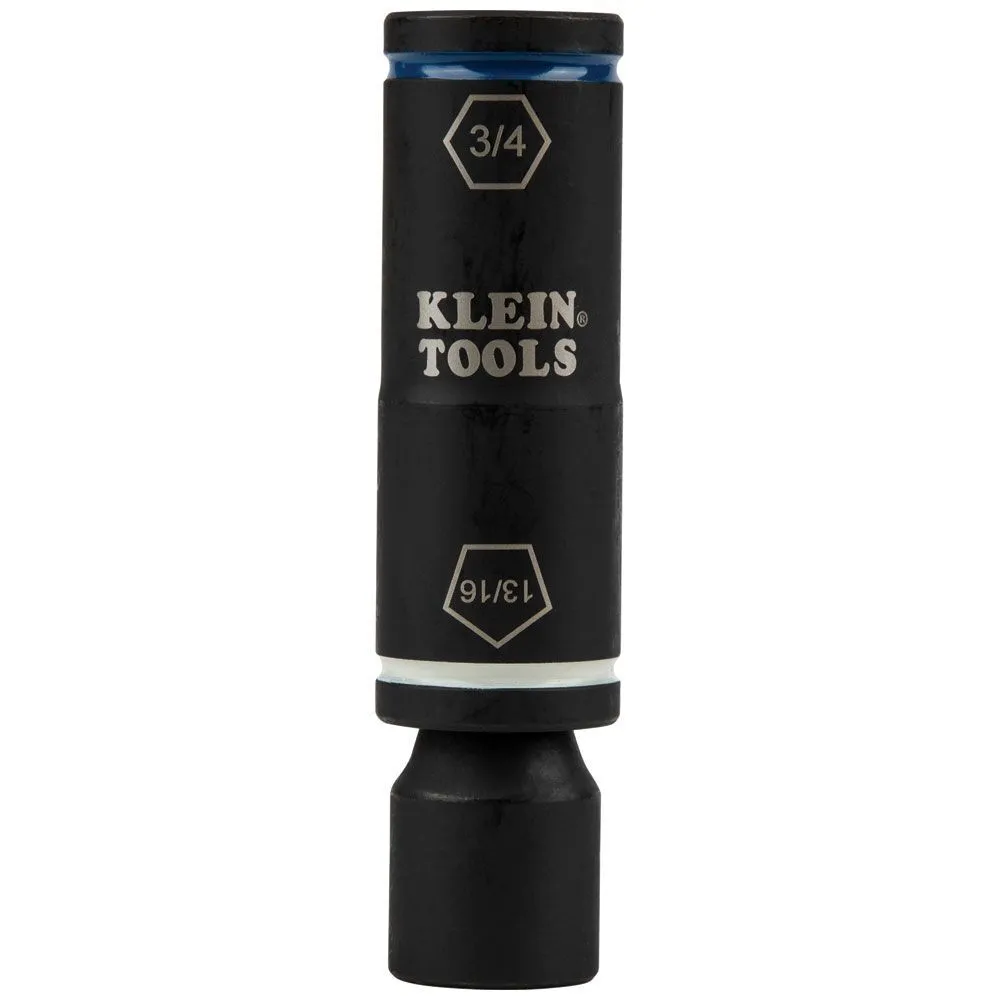 KLEIN TOOLS 2-in-1 Penta/Hex Flip Socket w/Adapter 2 KLEIN TOOLS 2-in-1 Penta/Hex Flip Socket w/Adapter - Image 2