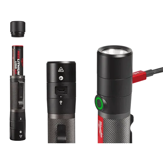 MILWAUKEE USB Rechargeable 800L Compact Flashlight 3 MILWAUKEE USB Rechargeable 800L Compact Flashlight - Image 3