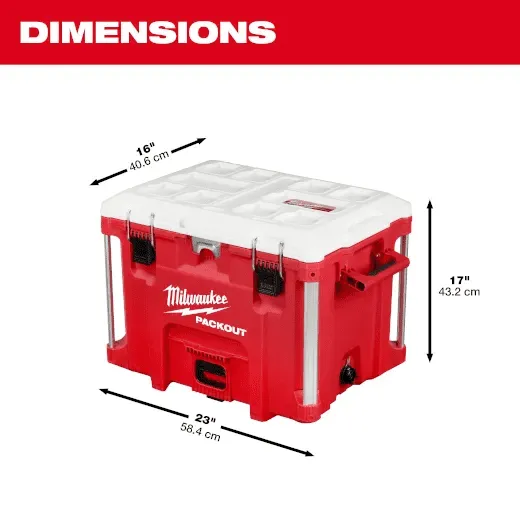 MILWAUKEE PACKOUT™ 40QT XL Cooler 3 MILWAUKEE PACKOUT™ 40QT XL Cooler - Image 3