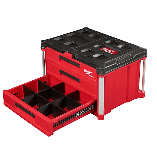 MILWAUKEE PACKOUT™ 3-Drawer Tool Box | Tallman Equipment Company