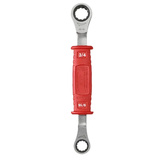 MILWAUKEE Lineman’s 2in1 Insulated Ratcheting Box Wrench 2 MILWAUKEE Lineman’s 2in1 Insulated Ratcheting Box Wrench - Image 2
