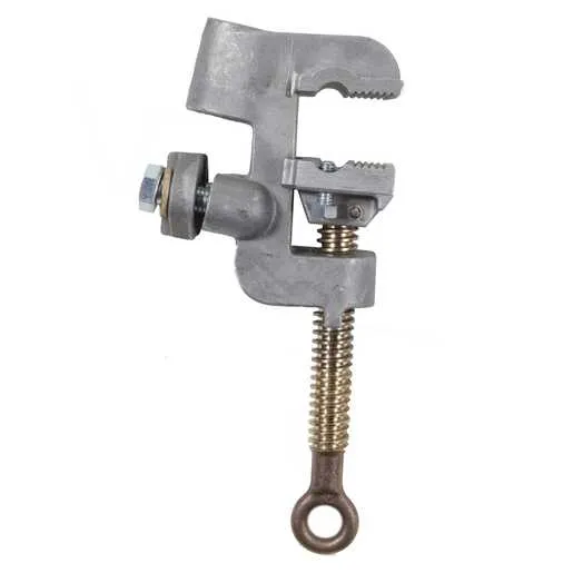 CHANCE Flat-Face Ground Clamp w/Eye Screw, 5H 1 Flat Face Ground Clamp