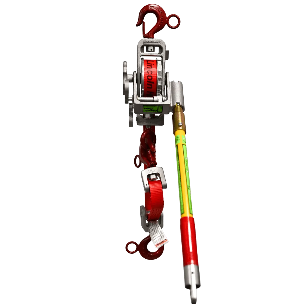 LINCOLN HOIST Small Frame 1-1/2 Ton Strap Hoist 2 LINCOLN HOIST Small Frame 1-1/2 Ton Strap Hoist - Image 2