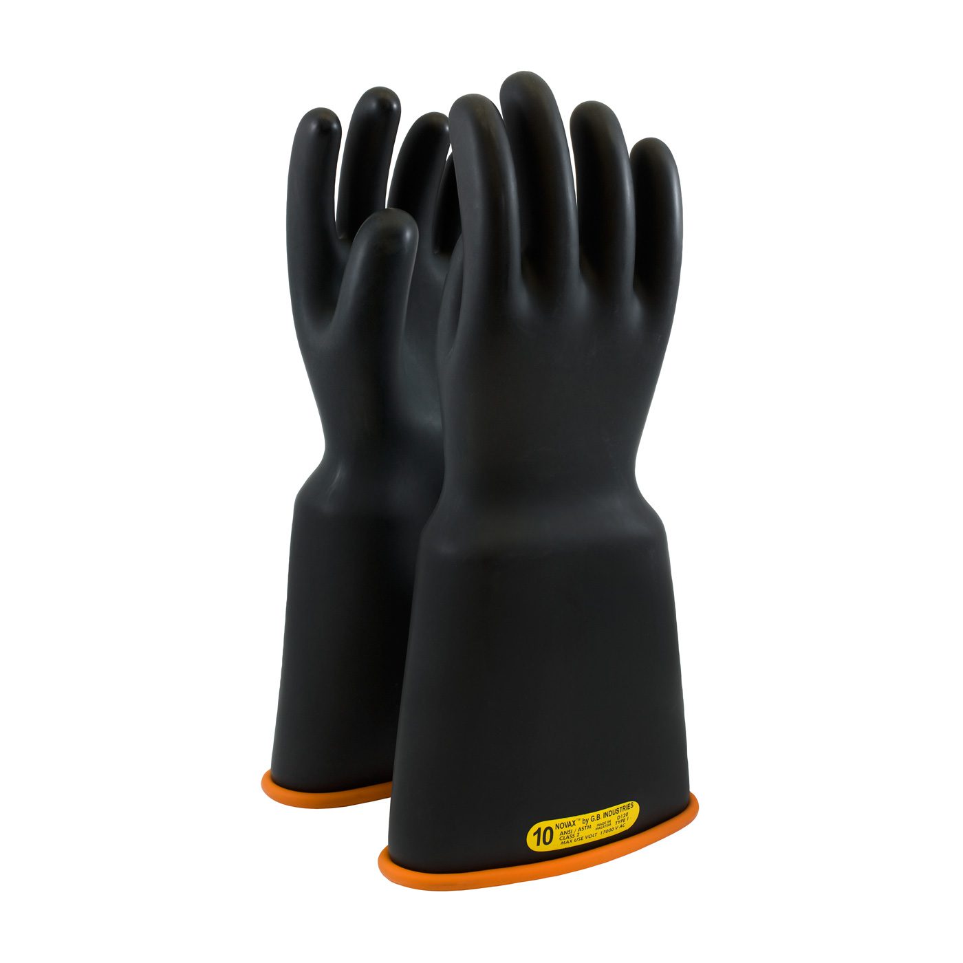 NOVAX Class 2 Rubber Insulating Glove w/Bell Cuff-16" 1 NOVAX Class 2 Rubber Insulating Glove w/Bell Cuff-16"