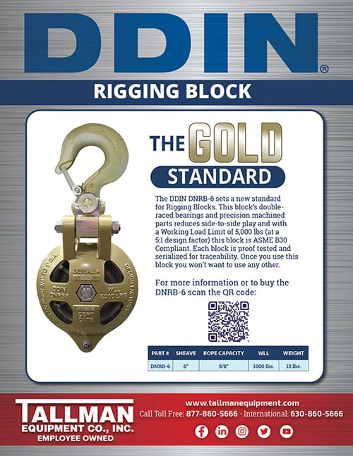 Gold Standard Rigging Block