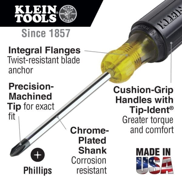 cushiongrip screwdriver phillips callout