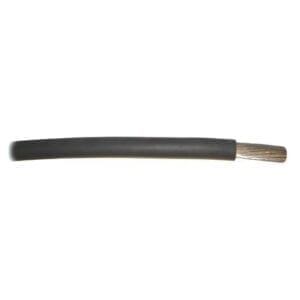 Black grounding cable