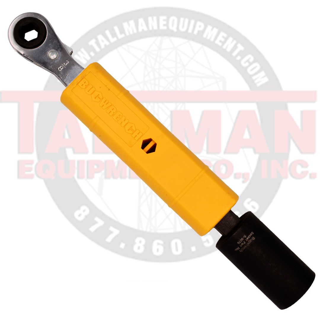 BUGWRENCH Insulated Box Wrench, 3/8" Reversible Ratchet and Penta Socket 5 Bugwrench