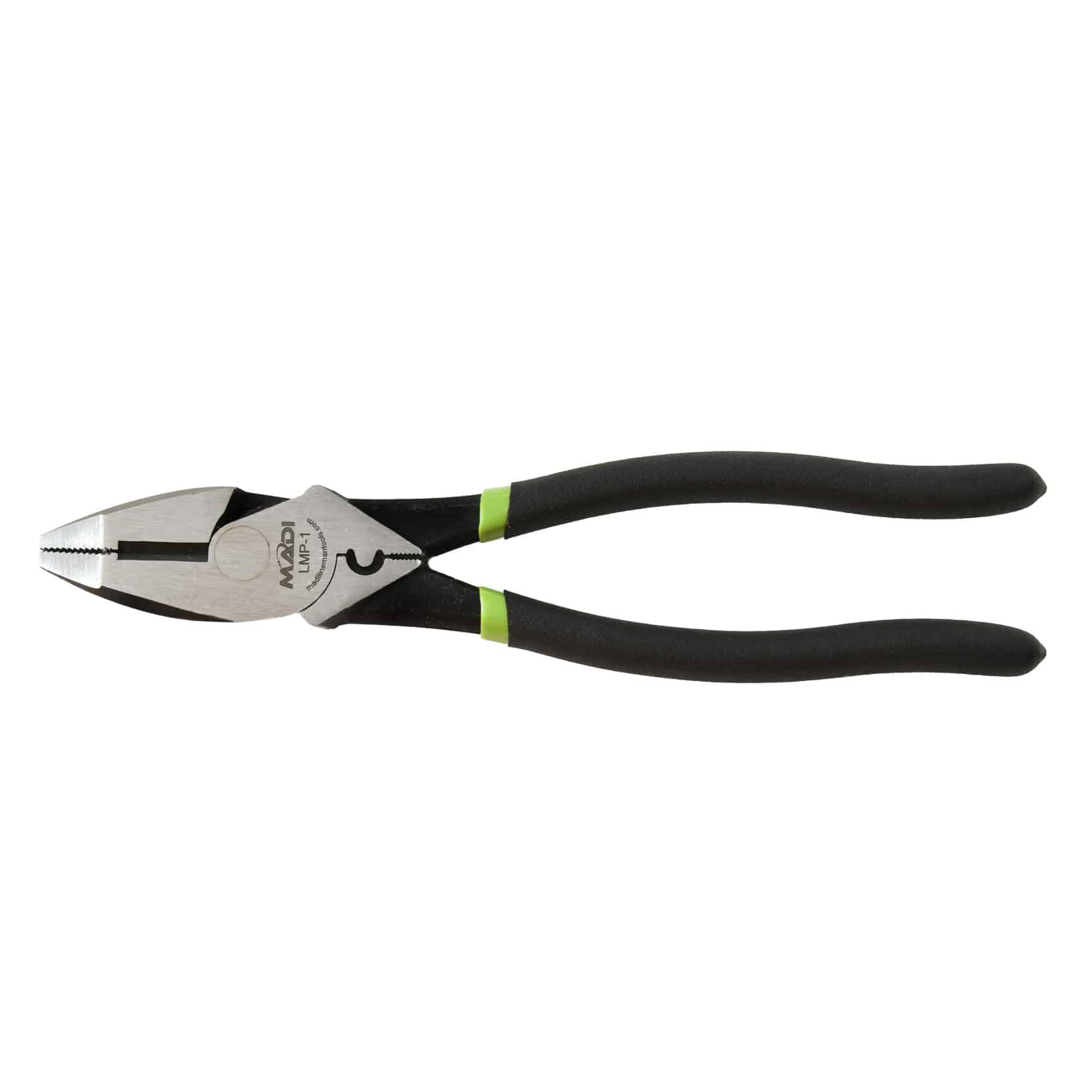 LMP 1 MADI 9 inch High Leverage Lineman Pliers with Crimper and Secondary Gripping Surface front scaled 1