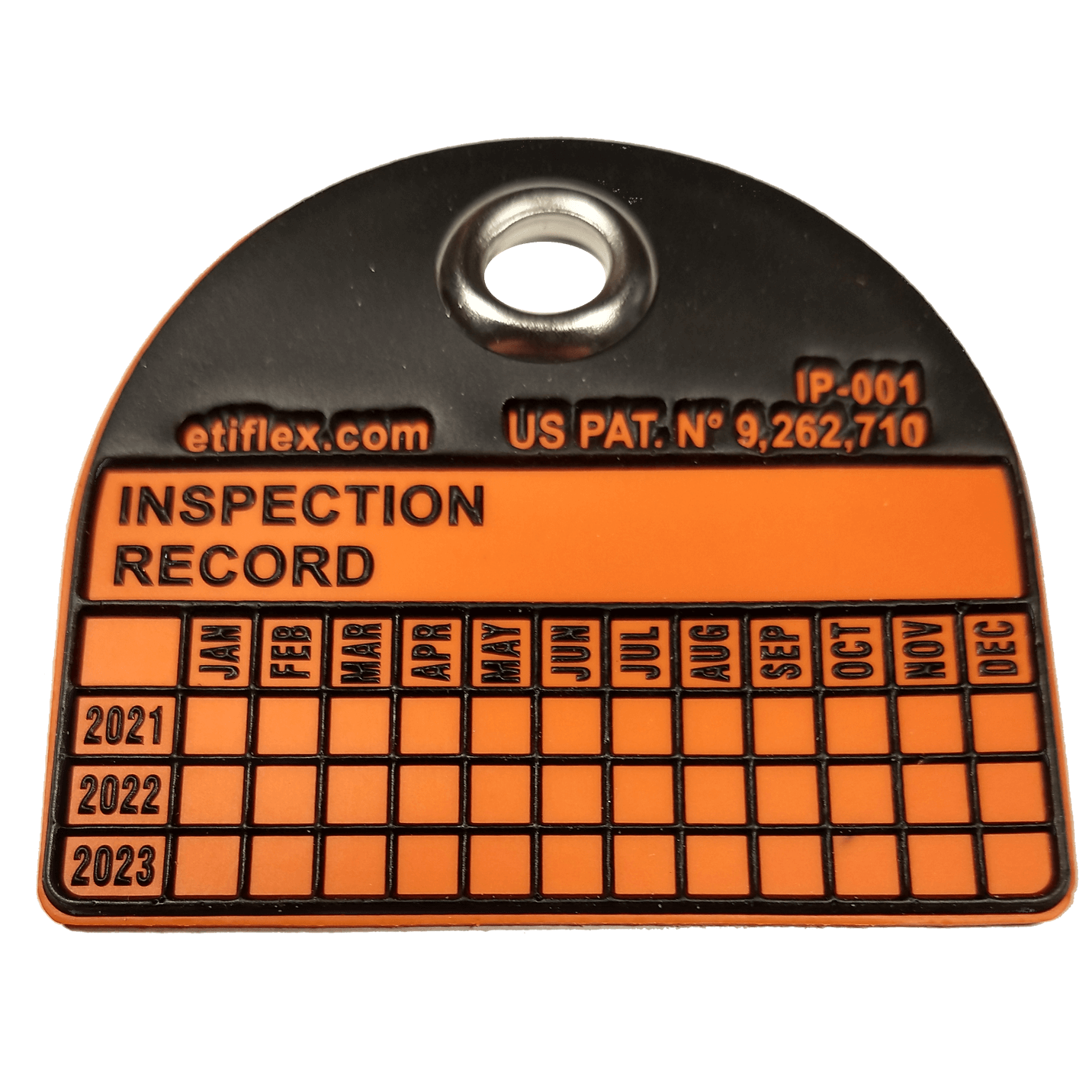 Etiflex Monthly Inspection Tag