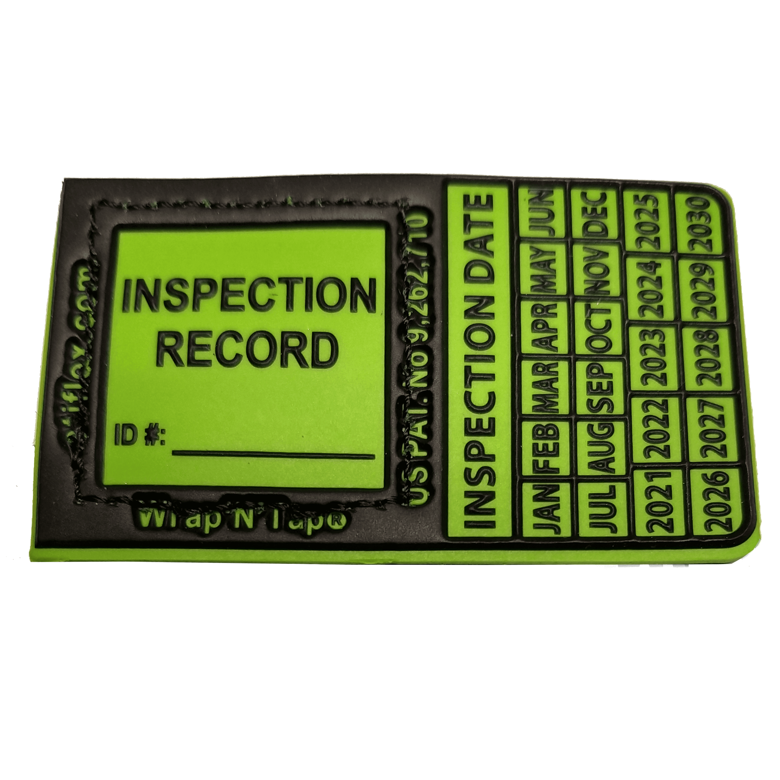 Etiflex Wrap 'n' Tap #5 Annual Inspection Tag