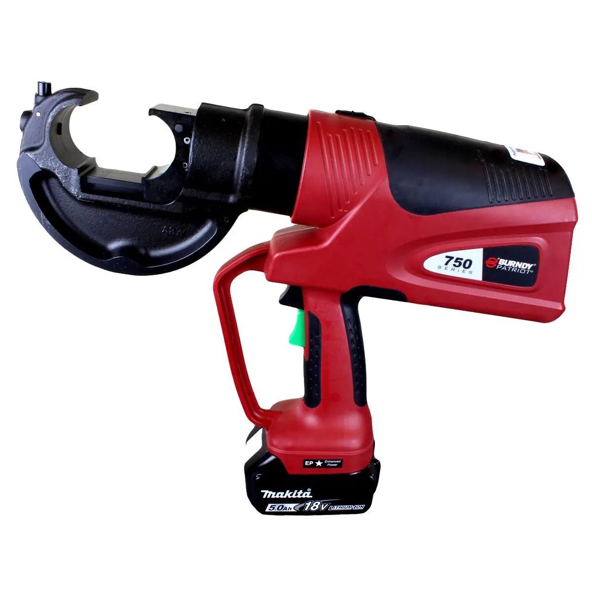 Burndy PATRIOT® 12-Ton C-Head Battery Crimper 15 Burndy Patriot PAT750