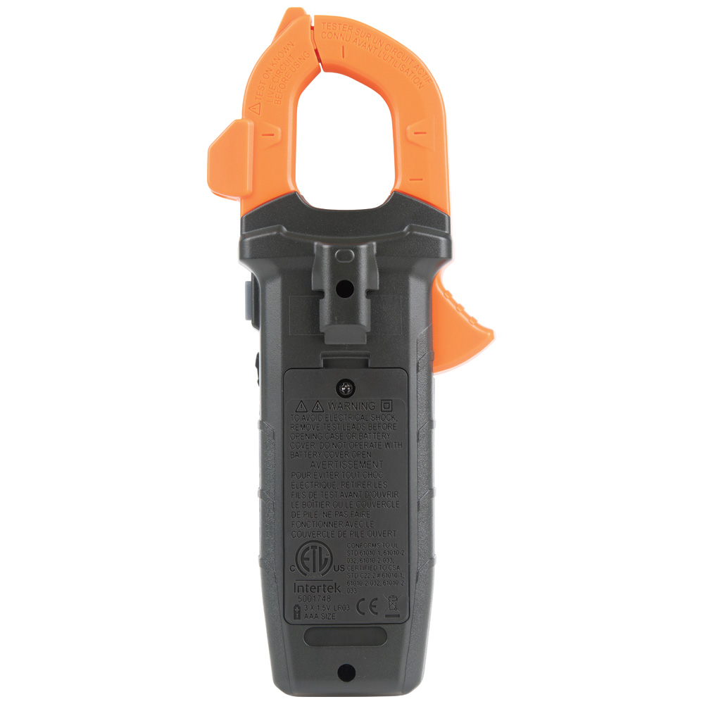 KLEIN TOOLS AC/DC Digital Clamp Meter, TRMS Auto-Ranging 400 Amp 3 KLEIN TOOLS AC/DC Digital Clamp Meter, TRMS Auto-Ranging 400 Amp - Image 3
